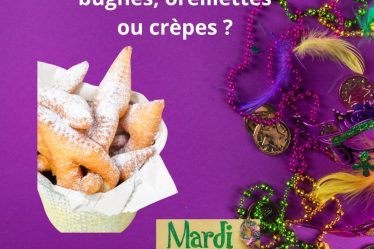 mardi gras : bugnes ou oreillettes